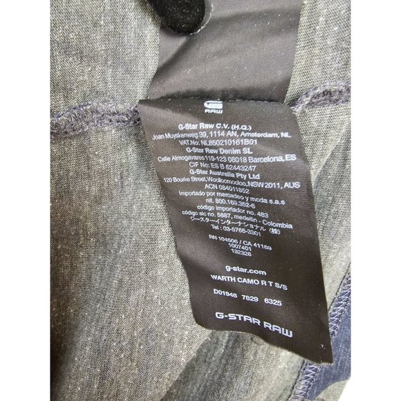 G-STAR RAW Patched Spell Out Logo Warth Camo T-Shirt - Picture 7 of 12